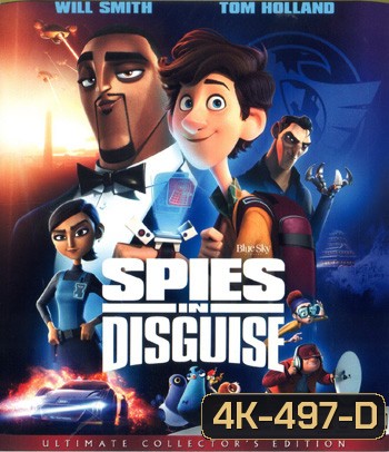 4K - Spies in Disguise (2019) ยอดสปายสายพราง - แผ่นหนัง 4K UHD
